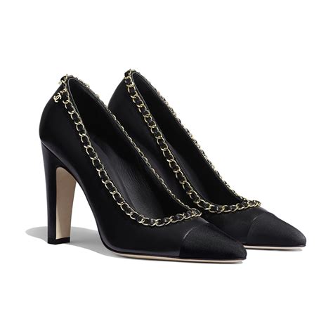 talon chanel noir|Chanel shoes official website.